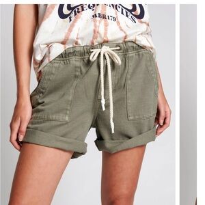 One Teaspoon shabby bandits low waist denim shorts